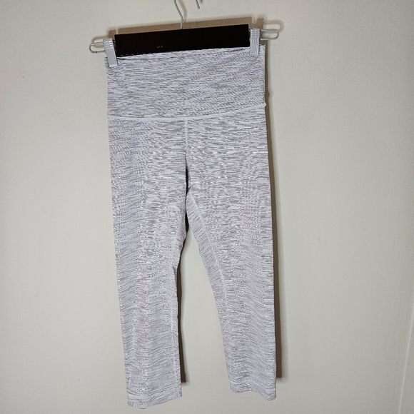 Lululemon Wunder Under Crop Pants Hi-Rise Wee Are From Space Nimbus Battleship 6 - Picture 2 of 6